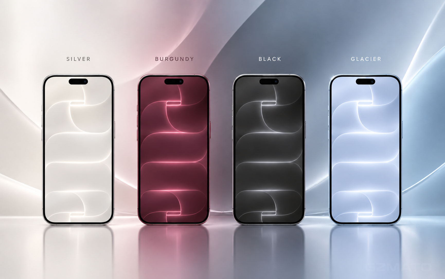iPhone 18 Pro Wallpapers Download: Black, Burgundy, Glacier, Silver
