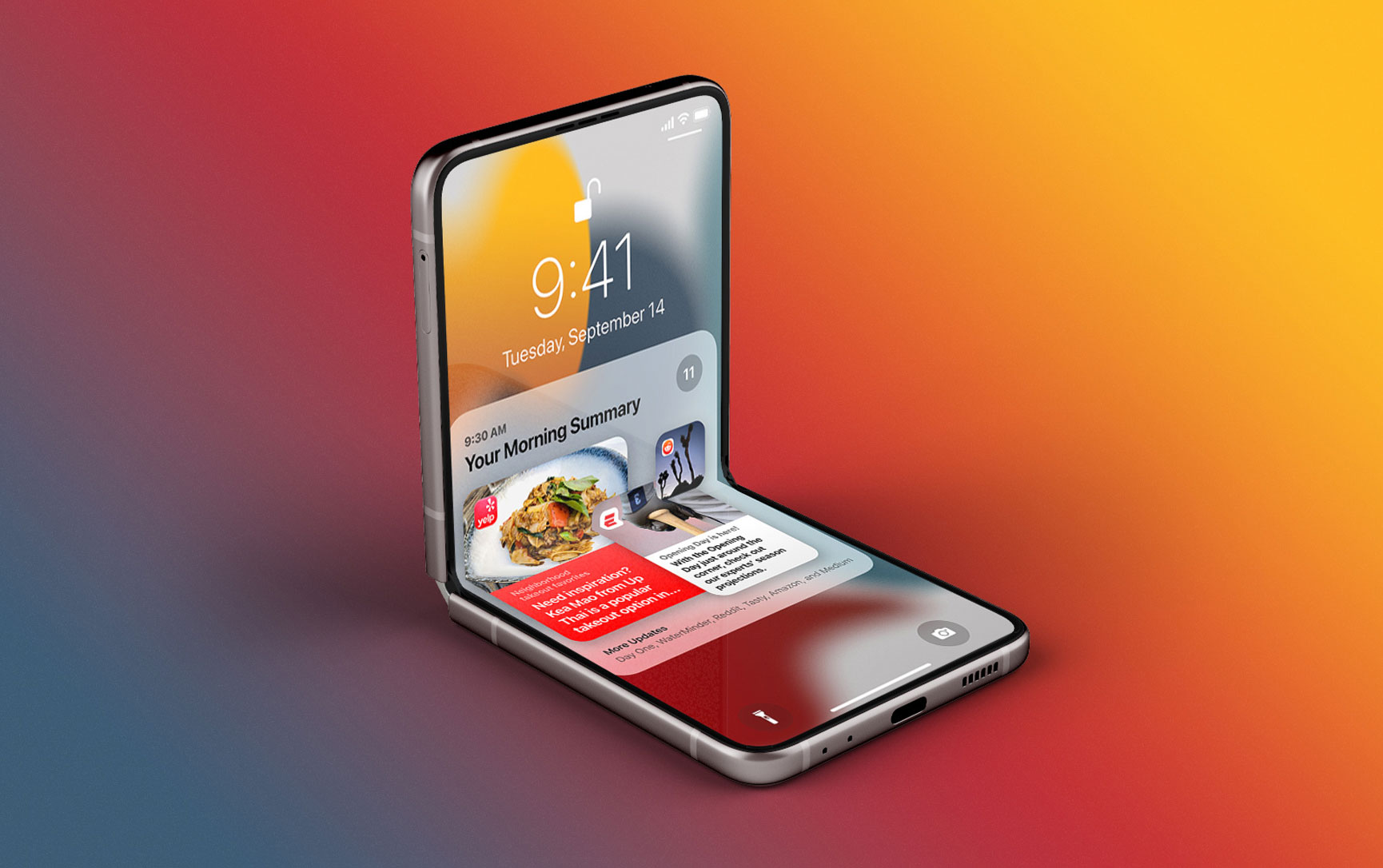 Apple reportedly testing color e-ink display technology to use as a second screen for a foldable device
