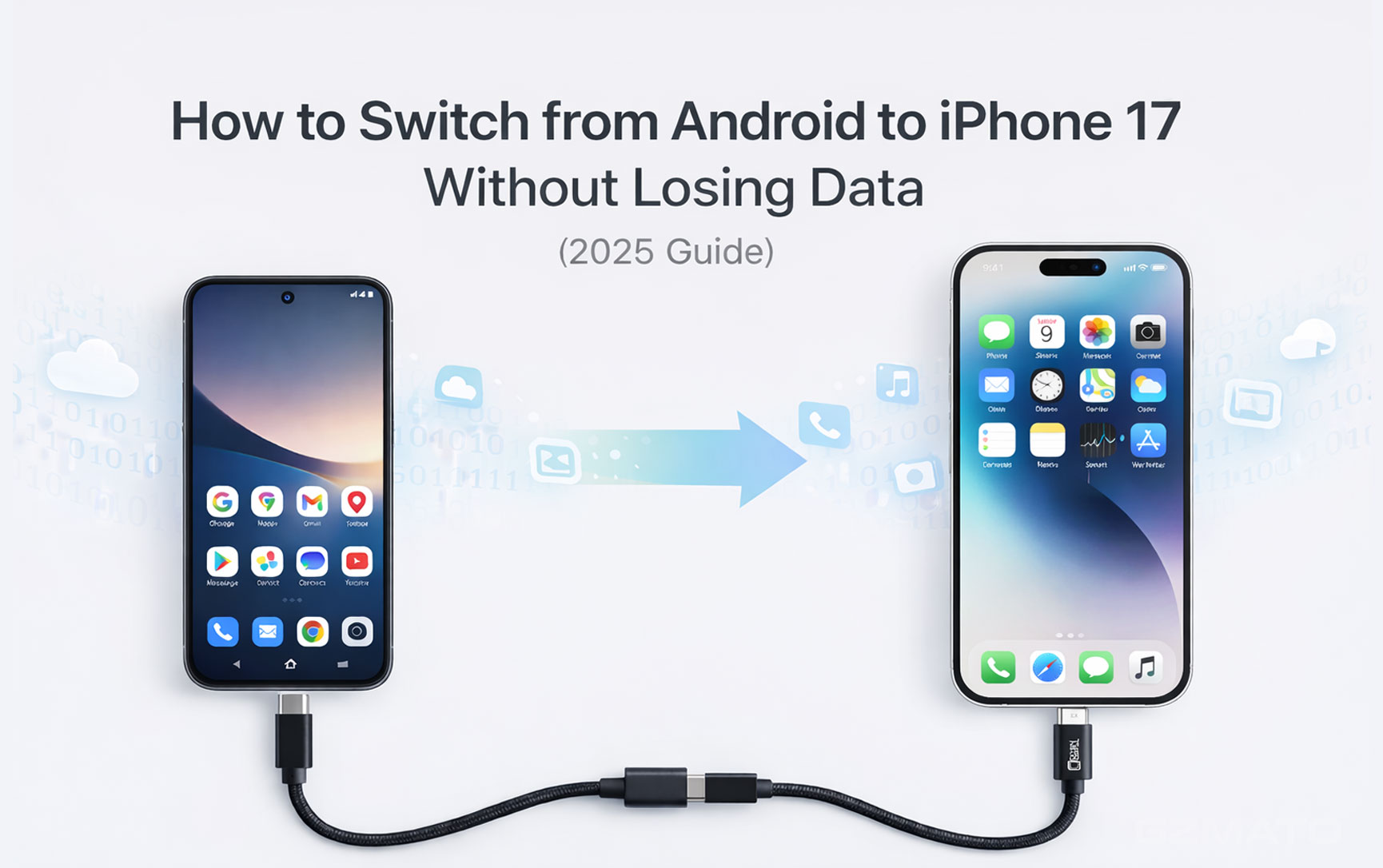 How to Switch from Android to iPhone 17 Without Losing Data (2025 Guide)