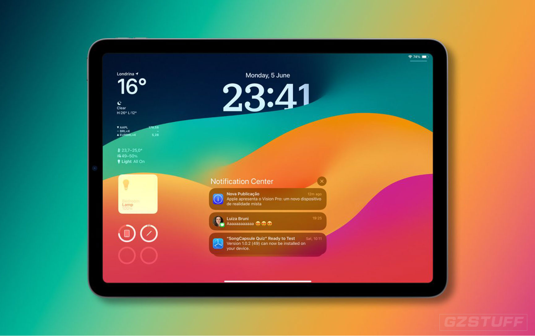 iPadOS 17: Here’s a first look at the customizable Lock Screen