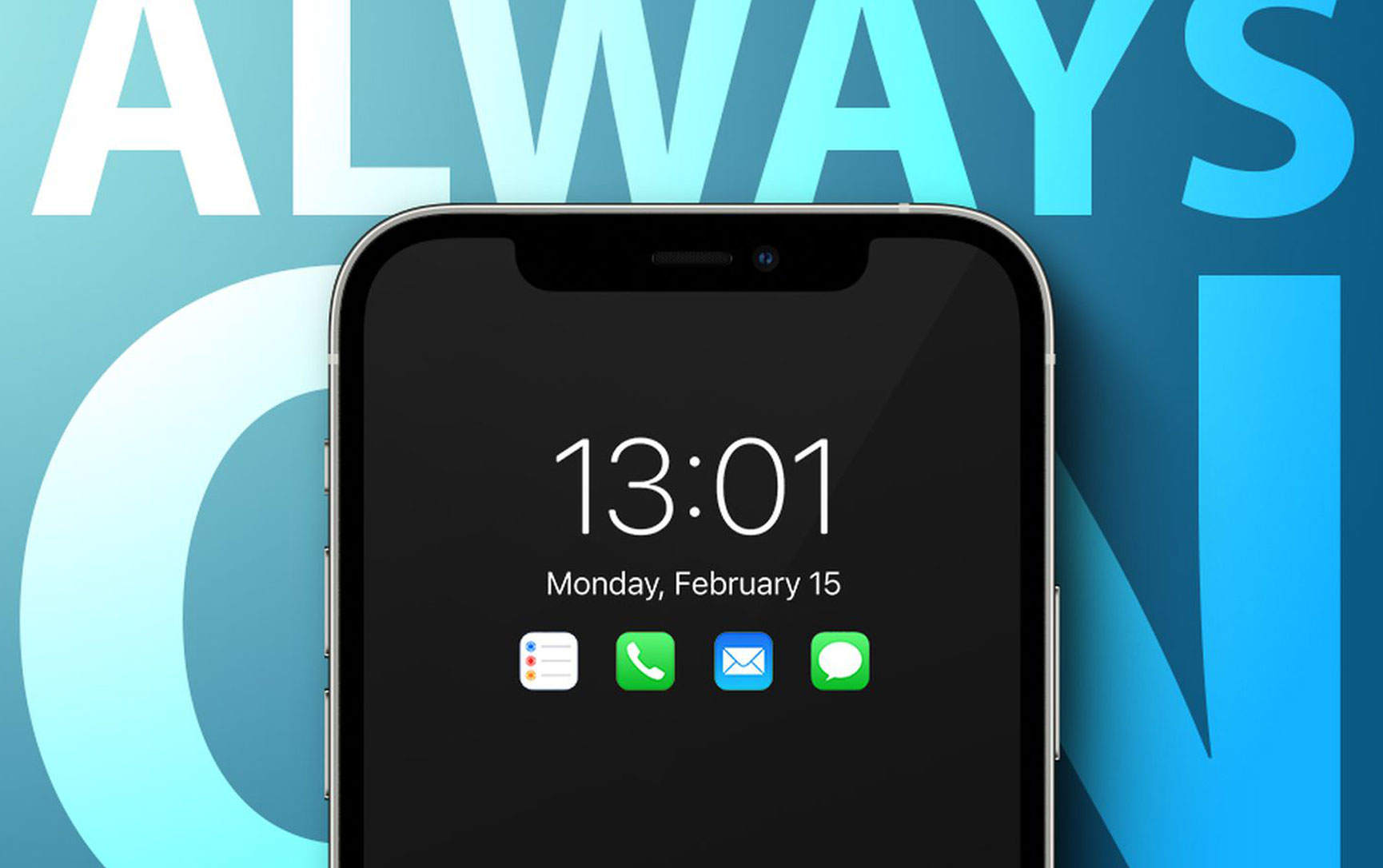 iPhone 14 Pro Rumored to Feature Always-On Display Mode