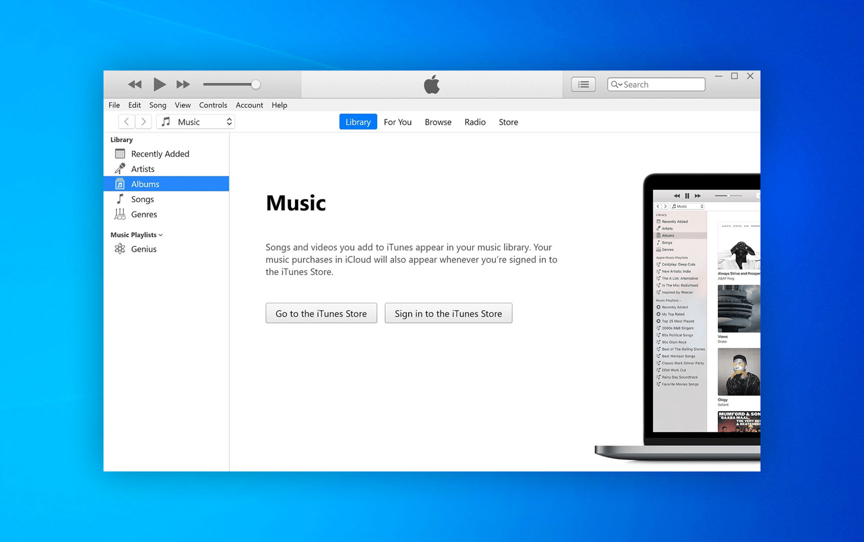 iTunes for Windows crashes when the system language is not English after update