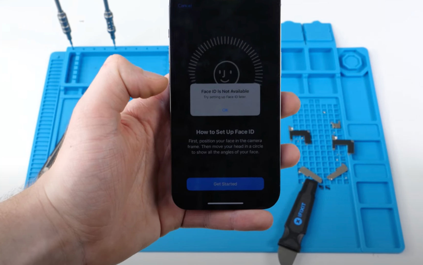 Third-Party iPhone 13 Screen Repair Kills Face ID, Noice
