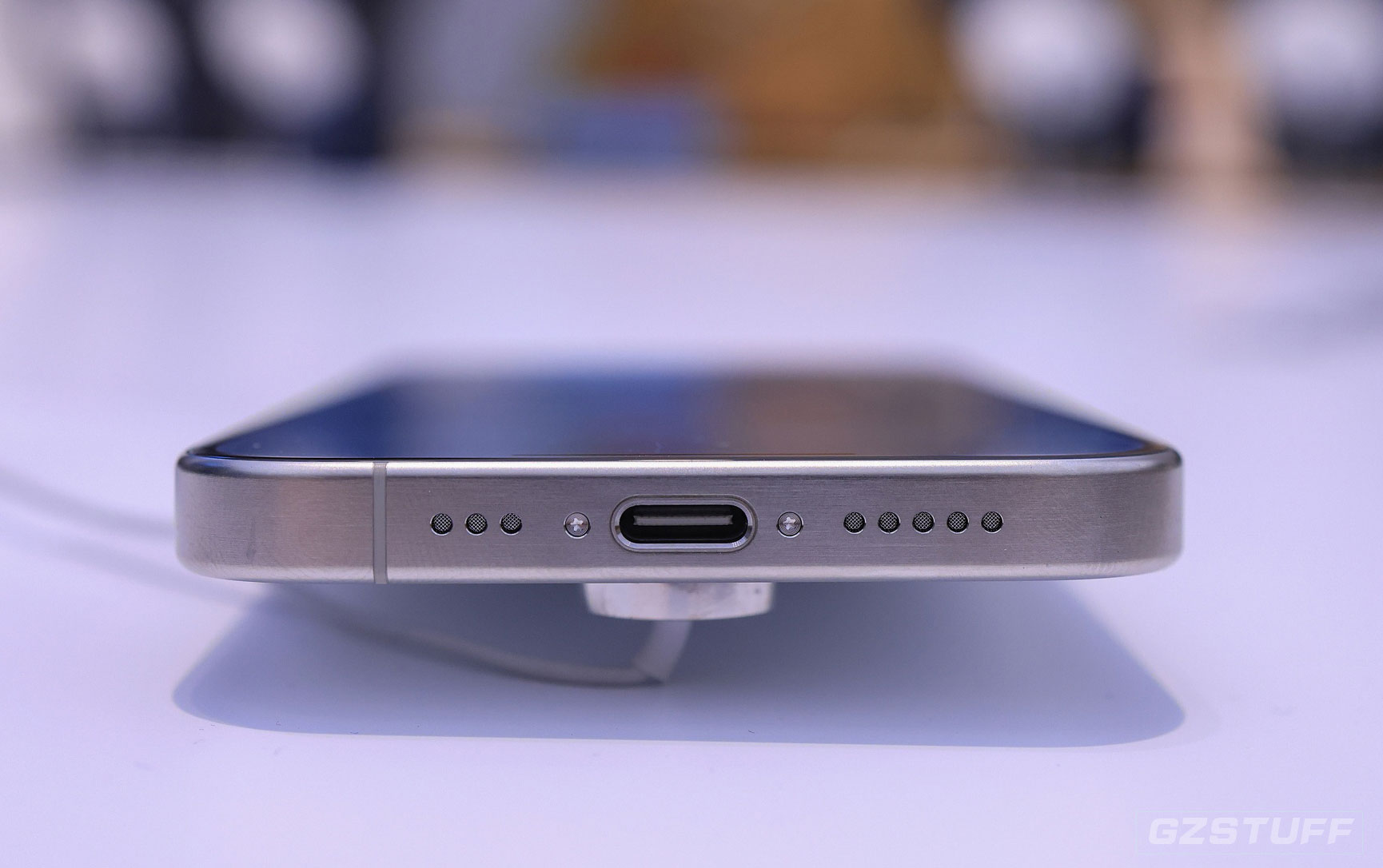 What can you connect to the iPhone 15 with USB-C?