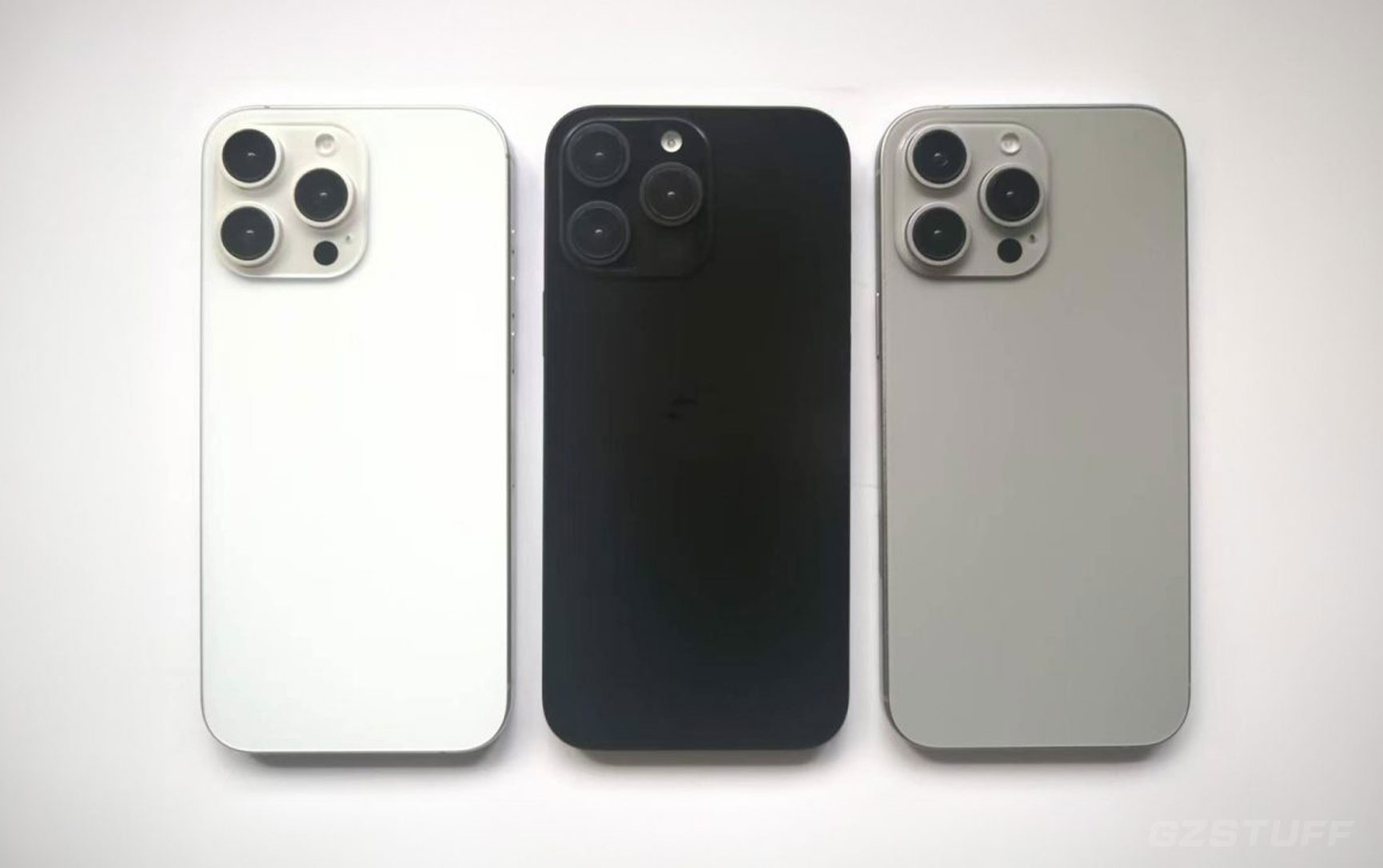 New image shows off iPhone 16 Pro colors, including darker Black Titanium