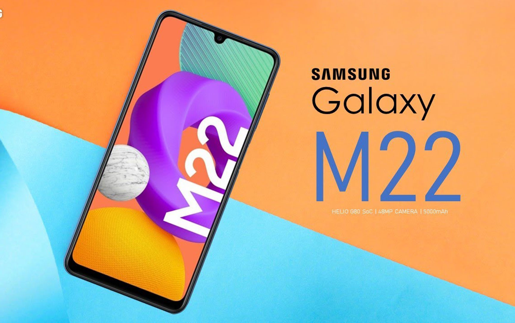 Samsung Galaxy M22 Sporting 48MP Quad Camera Stack, 90Hz Display Launched