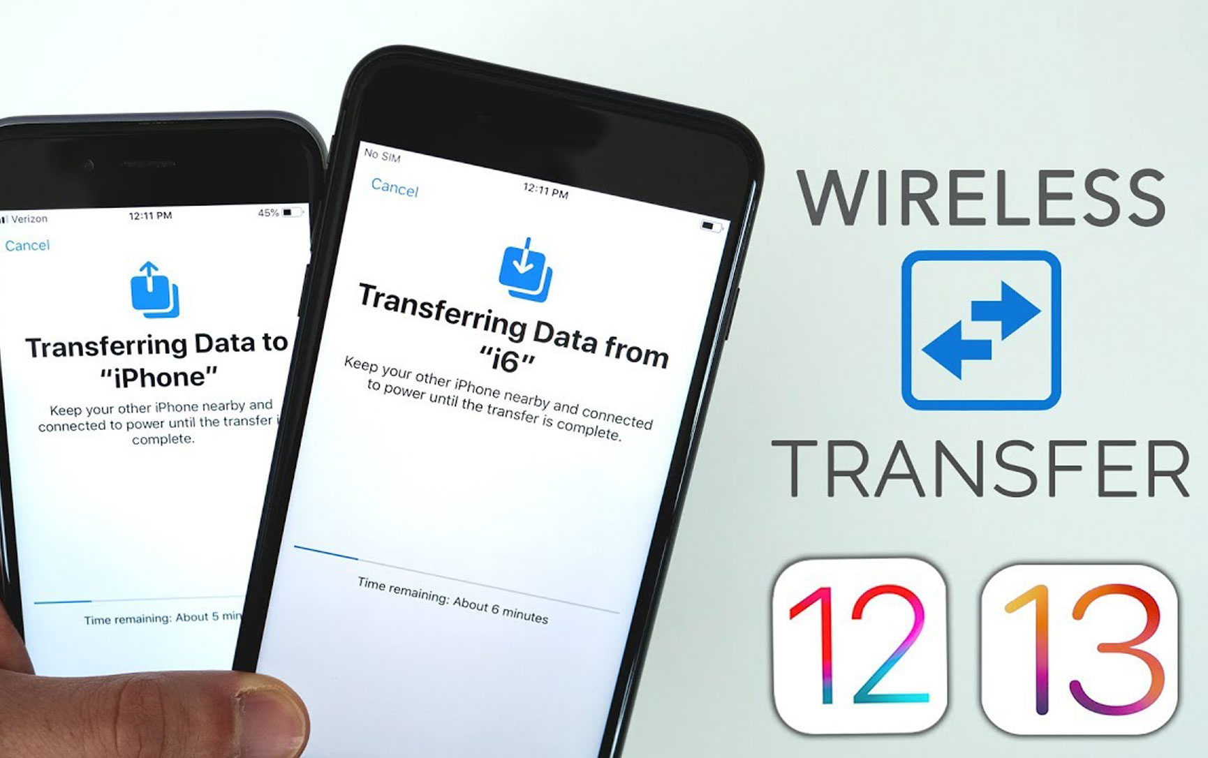 How to transfer data from old phone to iPhone 13