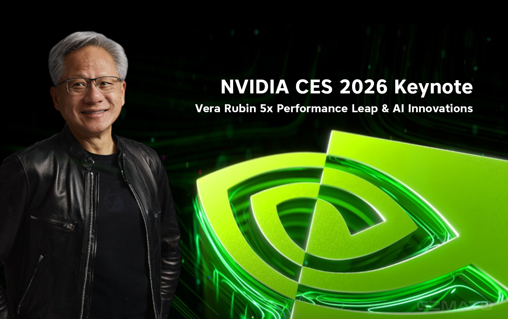 NVIDIA CES 2026 Keynote: Vera Rubin 5x Performance Leap & AI Innovations