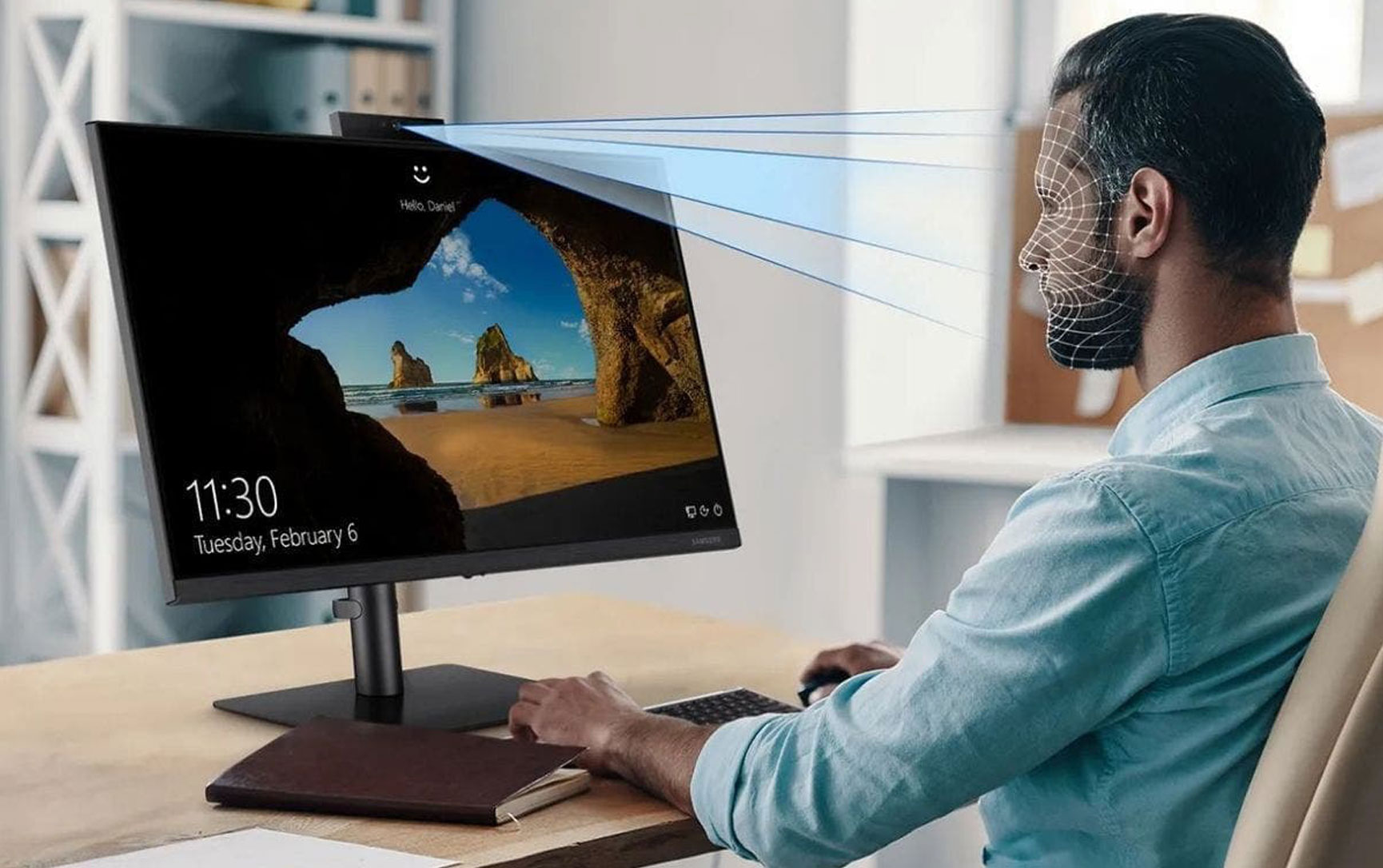 Samsung’s Webcam Monitor S4 Features a Pop-Up Webcam With Windows Hello Support