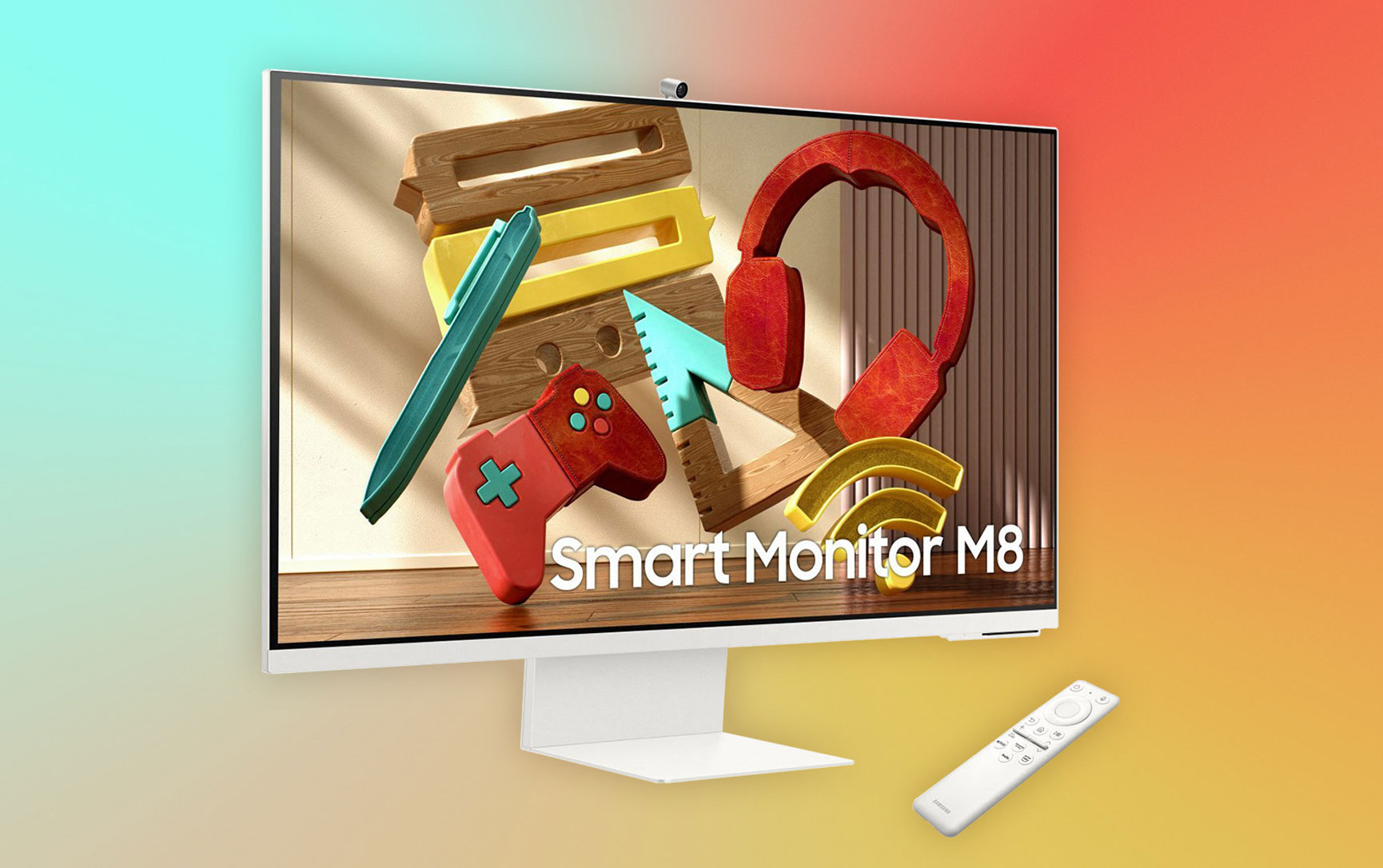 Samsung announces Smart Monitor M8 with iMac-like design, USB-C, AirPlay, webcam