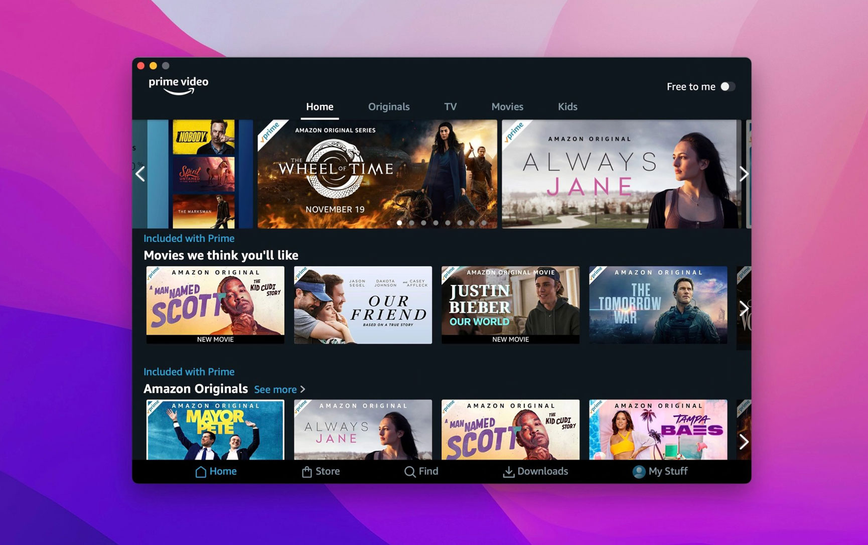 Amazon releases native Prime Video app for macOS with purchase support and more