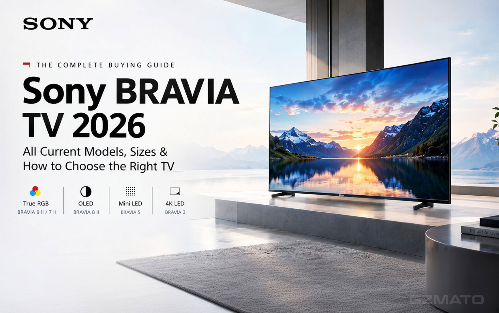 Sony BRAVIA 2026 Buying Guide: True RGB, OLED, Mini LED — Which One?