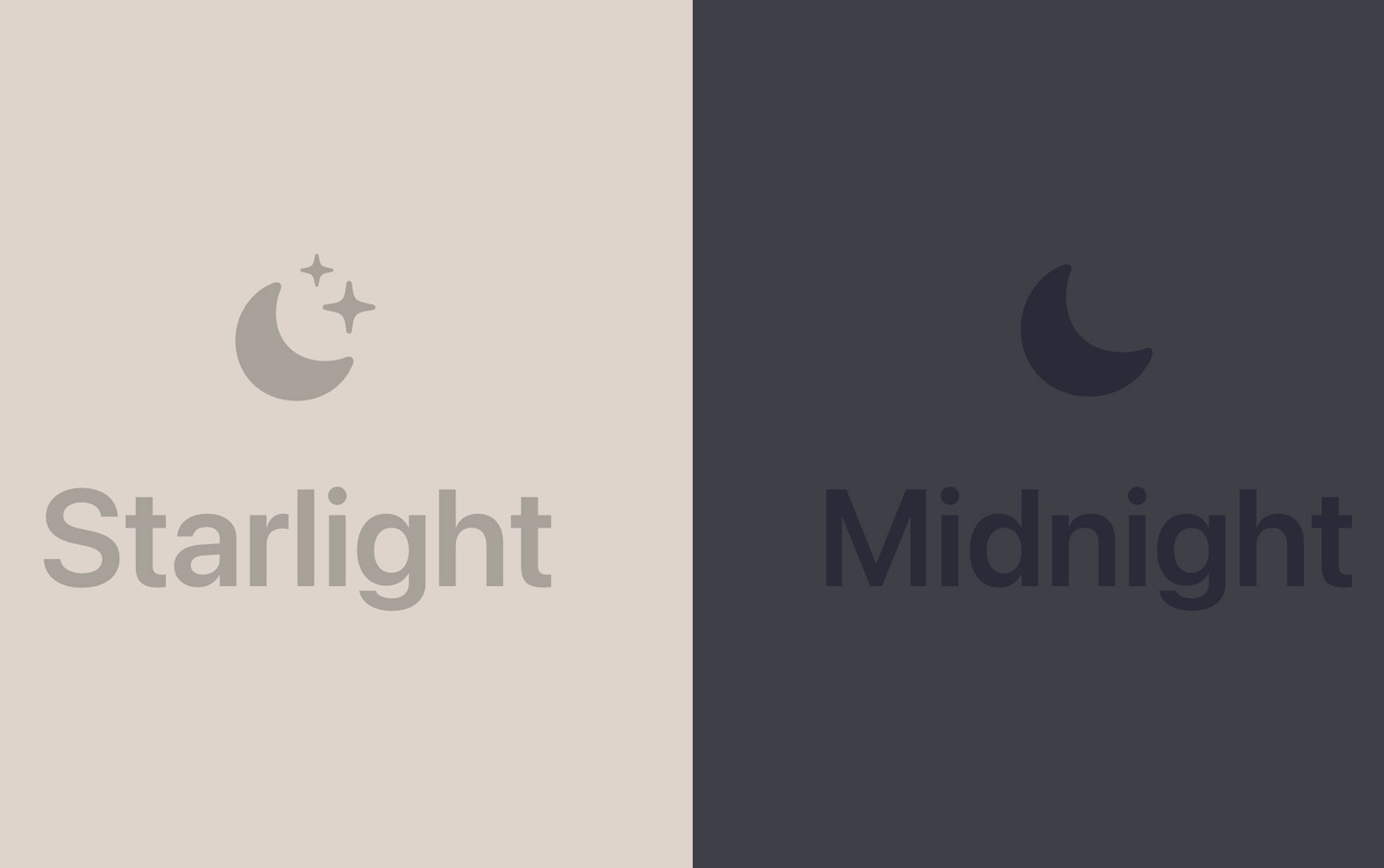 How Apple’s new starlight and midnight colors compare to the classic silver and space gray