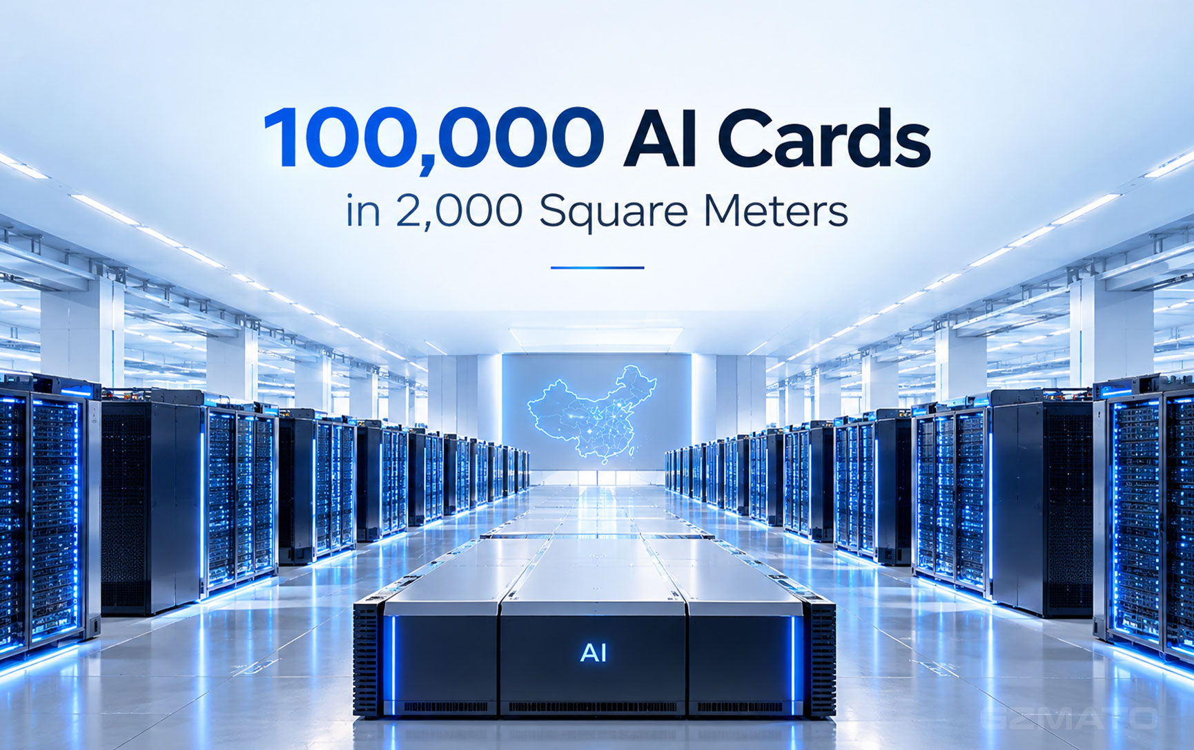 100,000 AI Cards in 2,000 Square Meters: Inside China's Fully Domestic Supercluster
