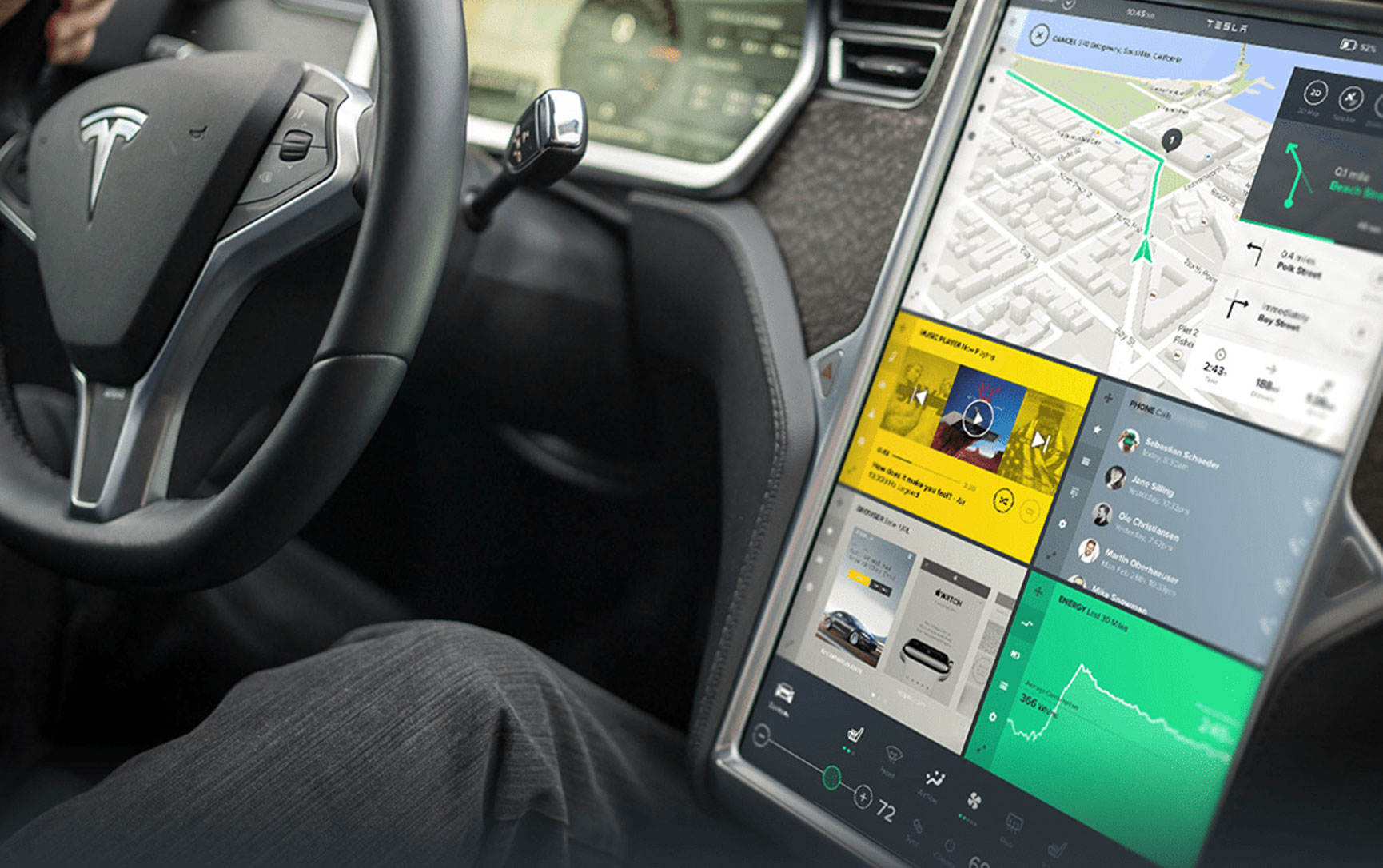 Tesla App Store Rumored to Launch Before Deliveries of Cybertruck | Apple, Android Rival?