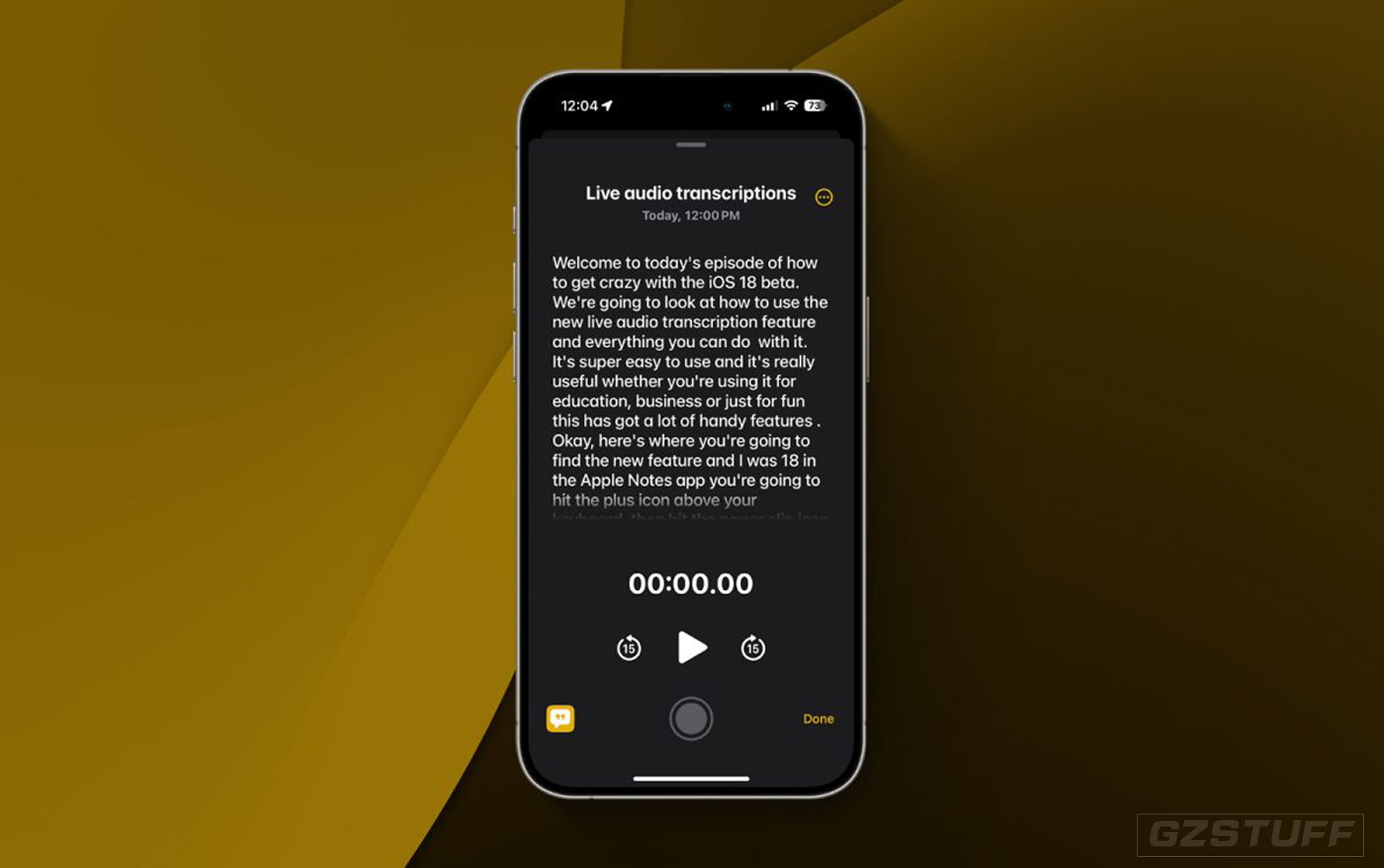 How to use Apple Notes live audio transcription in iOS 18 and macOS Sequoia