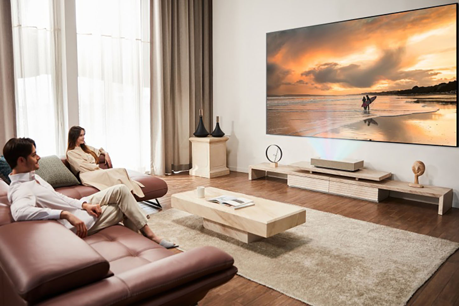 LG CineBeam ultra-short-throw projector