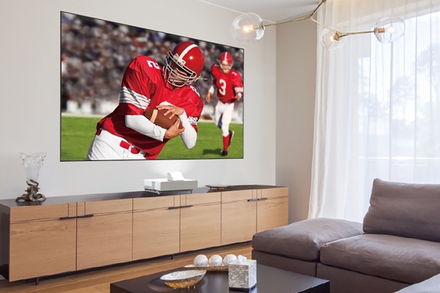 Home cinema projector lifestyle