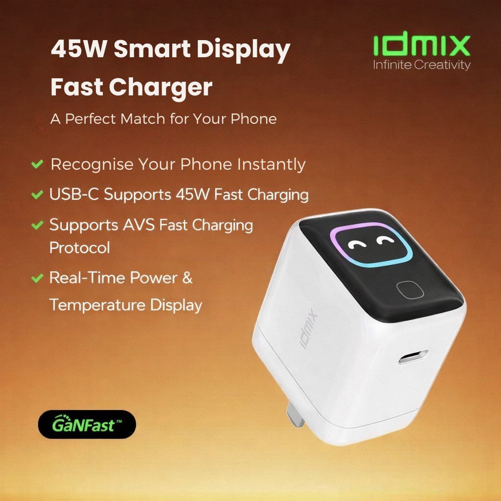 IDMIX X45 Pro 45W GaN Charger